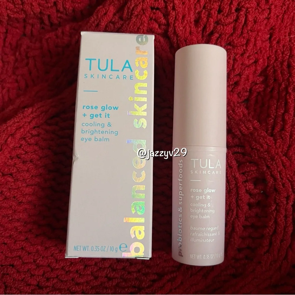 💗Tula Rose Glow & Get It Cooling & Brightening Eye Balm💗